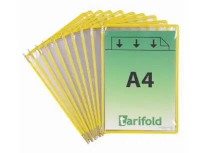 Kapsy závěsné Tarifold žluté 10 ks