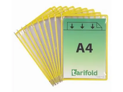 Kapsy závěsné Tarifold žluté 10 ks