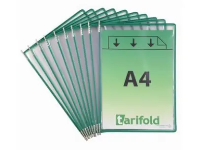 Kapsy závěsné Tarifold zelené 10 ks