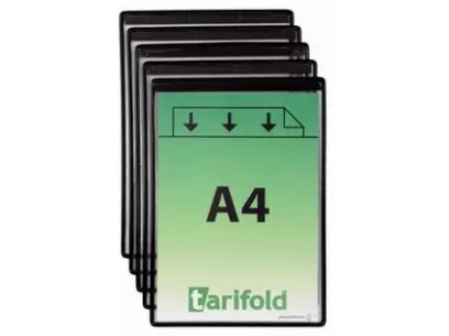 Kapsy magnetické Tarifold černé 5 ks