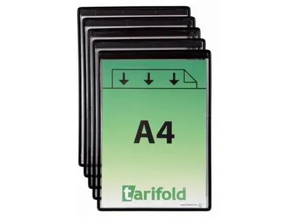 Kapsy magnetické Tarifold černé 5 ks