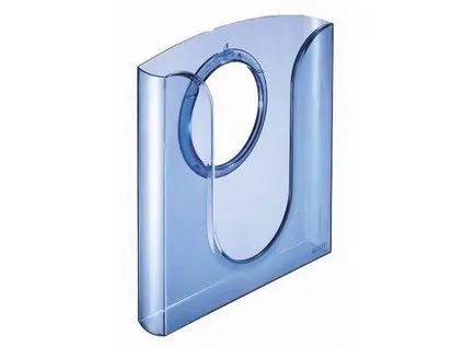 Odkladač prezentační modrý průhledný