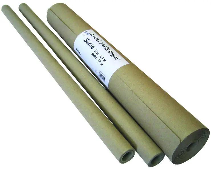 Balicí papír v roli 1x50m šedák