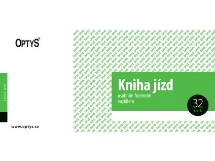 Kniha jízd 1/3 A4 firemního vozidla