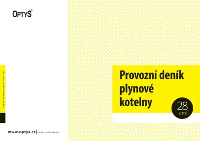 Provozní deník plynové kotelny 1241