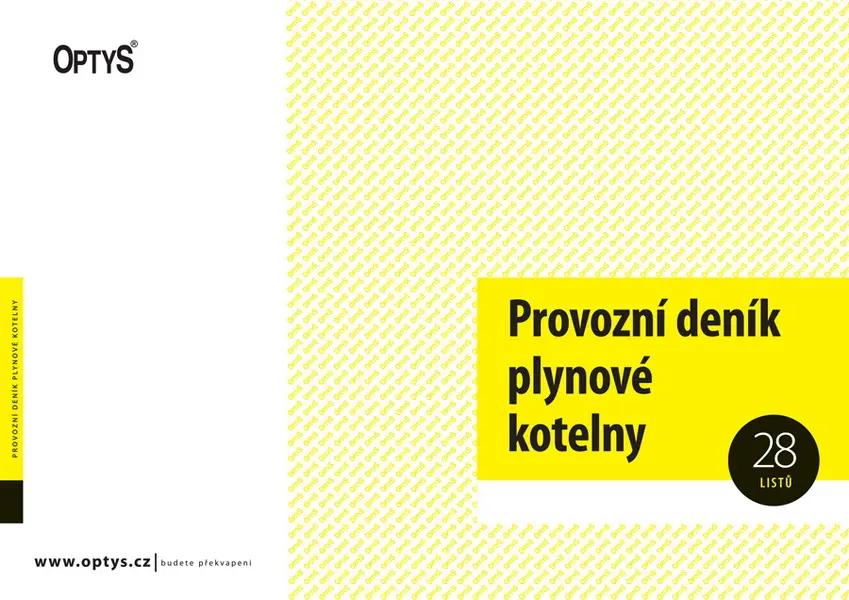 Provozní deník plynové kotelny 1241