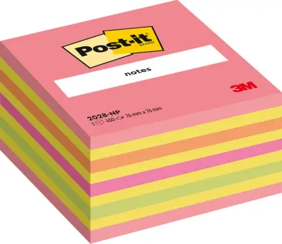 Samolepicí blok 2028 NP/2028 NB odstíny růžové