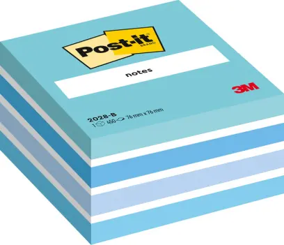 Samolepicí bloček 2028 P/2028 B odstíny modré