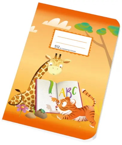 Sešit Junior 512 2PL linkovaný - 2 pom. linky