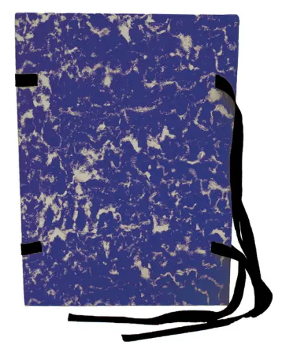 Spisové desky A4 mramor modré