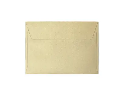 Ozdobné obálky C6 114x162mm zlaté 10ks