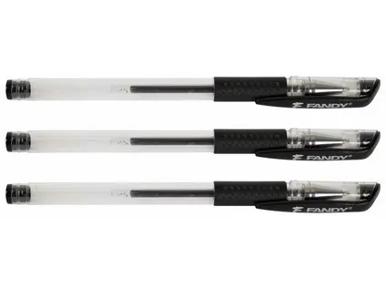 Pero gelové Fandy černé