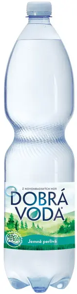 Dobrá voda jemně perlivá 1,5l 6ks