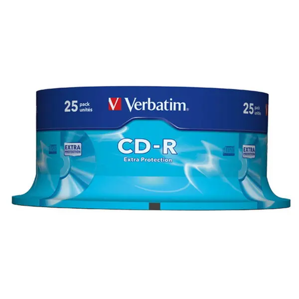 CD-R Verbatim DataLife 700MB 52x cake box 25 ks