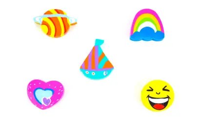 Pryž Shapes 5 ks 01 Neutral mix