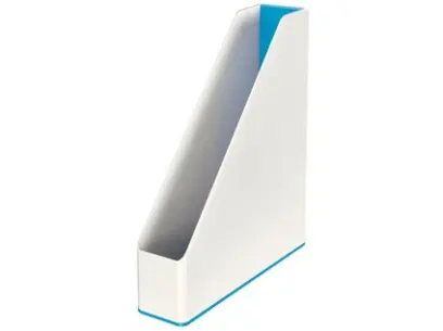 Stojan na časopisy Leitz Wow dvoubarevný modrý