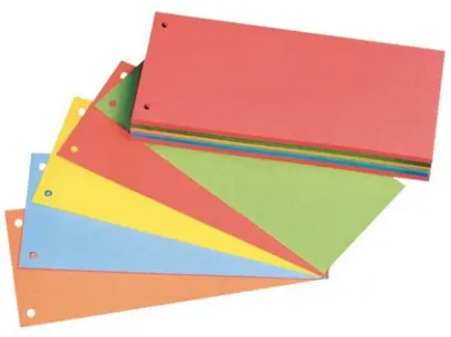 Rozlišovač 10,5 x 24 cm modrý 100 ks papírový