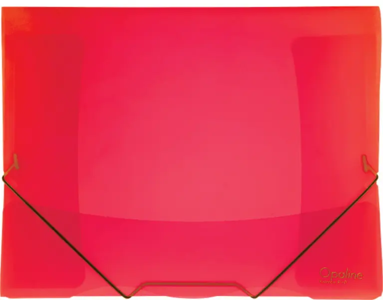 Mapa tříklopá Opaline červená