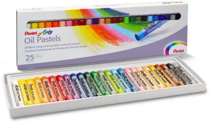 Olejové pastely 25 barev