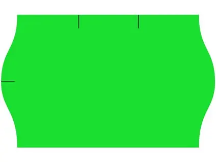 Etikety cenové 25x16 mm zelené CONTACT 1100 etiket