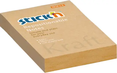 Samolepicí bloček Kraft 51x76mm 100ks