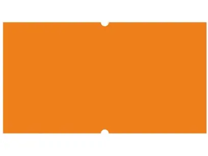 Etikety cenové 22x12 mm oranžové COLA 1250 etiket