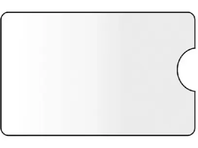 Obal na kreditní karty 60 x 89 mm 100 ks