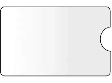 Obal na kreditní karty 60 x 89 mm 100 ks