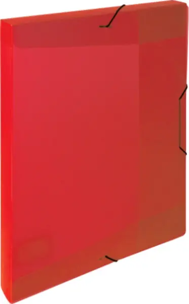 Box s gumou Opaline červený