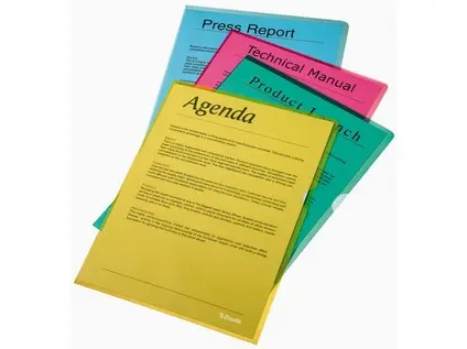 Obal A4 L 110 mic. PP krupička zelený 100 ks