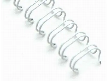 Hřeben kovový 8 bílý