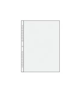 Euroobaly A4 U PP  hladké čiré 105mic 100ks