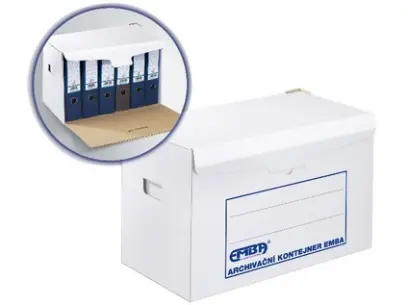 Archivační kontejner B/H na 6 pořadačů