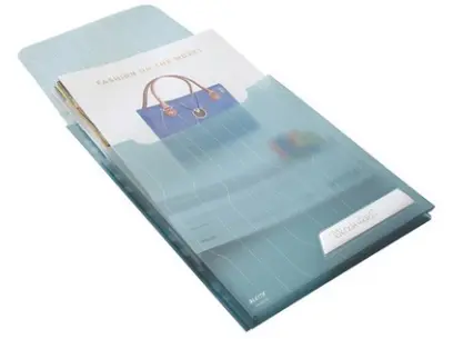 Obal Euro A4 CombiFiles rozšířený modrý 3 ks