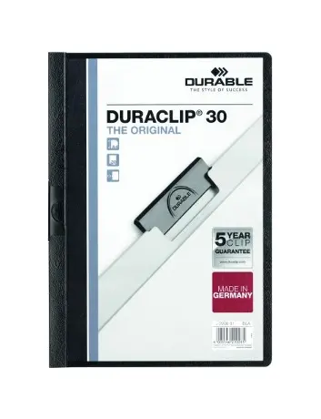 Desky s klipem DURACLIP 30 listů černé