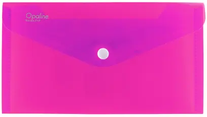 Obálka plastová s drukem DL červená