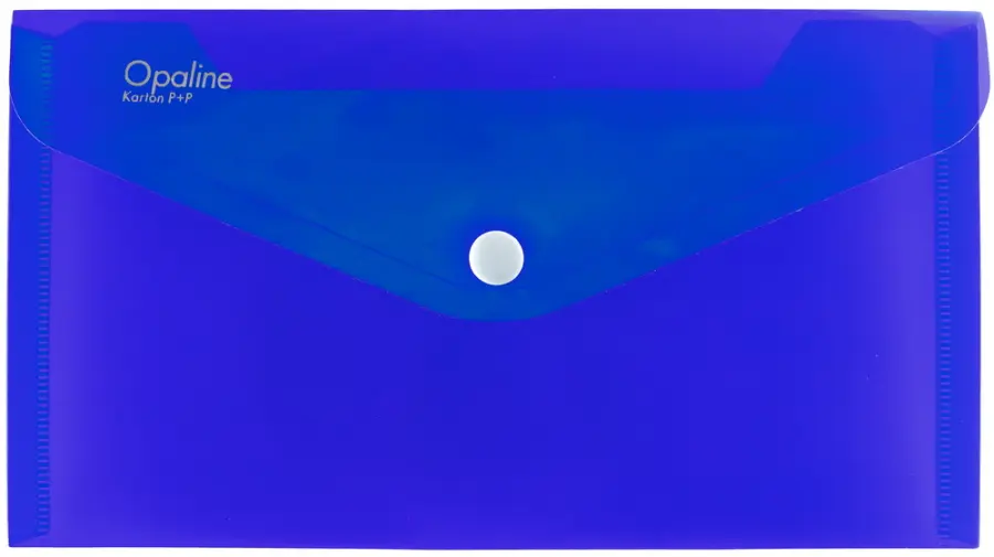 Obálka plastová s drukem DL modrá