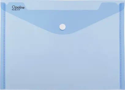 Obálka plastová s drukem A4 modrá