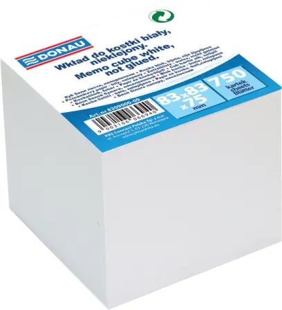 Náplň do krabičky s papírovými lístky bílá