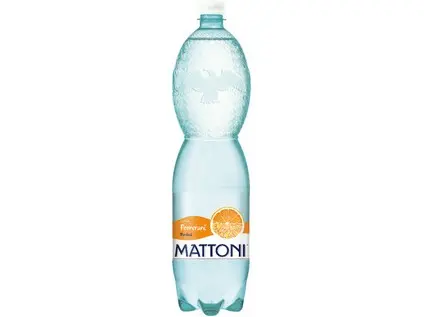Voda Mattoni perlivá 6 x 1,5 l pomeranč