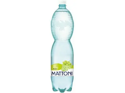 Voda Mattoni perlivá 6 x 1,5 l bílé hrozny