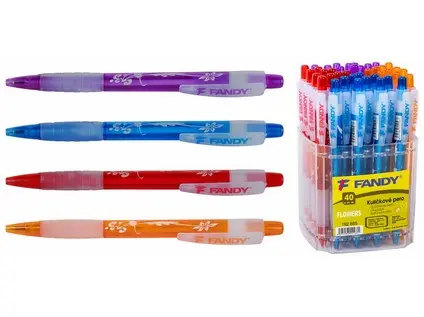 Pero kuličkové Flowers mix