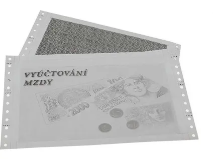 Papír tabelační výplatní 6