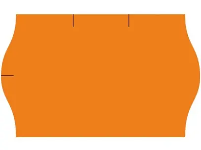 Etikety cenové 25x16 mm oranžové CONTACT 1100 etiket