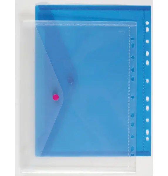 Obálka plastová s eurozávěsem A4 čirá