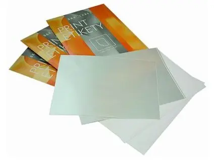 Fólie samolepicí A4 stříbrná 20 archů