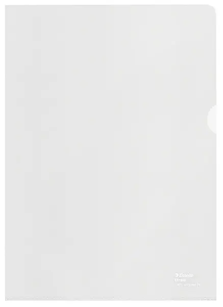 Obaly na doklady typ L recyklované A4 čiré 100mic 100ks