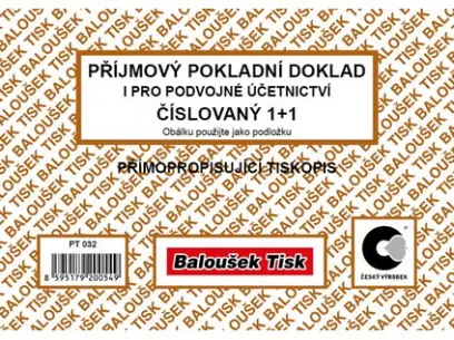 PPD A6 SP pro podvojné účetníctví číslovaný 1+1