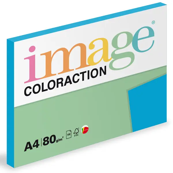 Barevný papír Image Coloraction A4 80g intenzivní tmavě modrá 100 ks