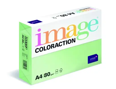 Barevný papír Image Coloraction A4 80g pastelově světle zelená 500 ks